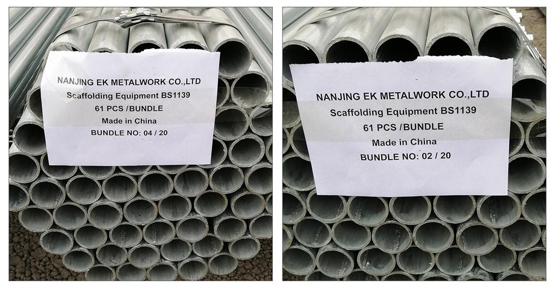 Fotos de carga de tuber&iacute;a de andamio 01