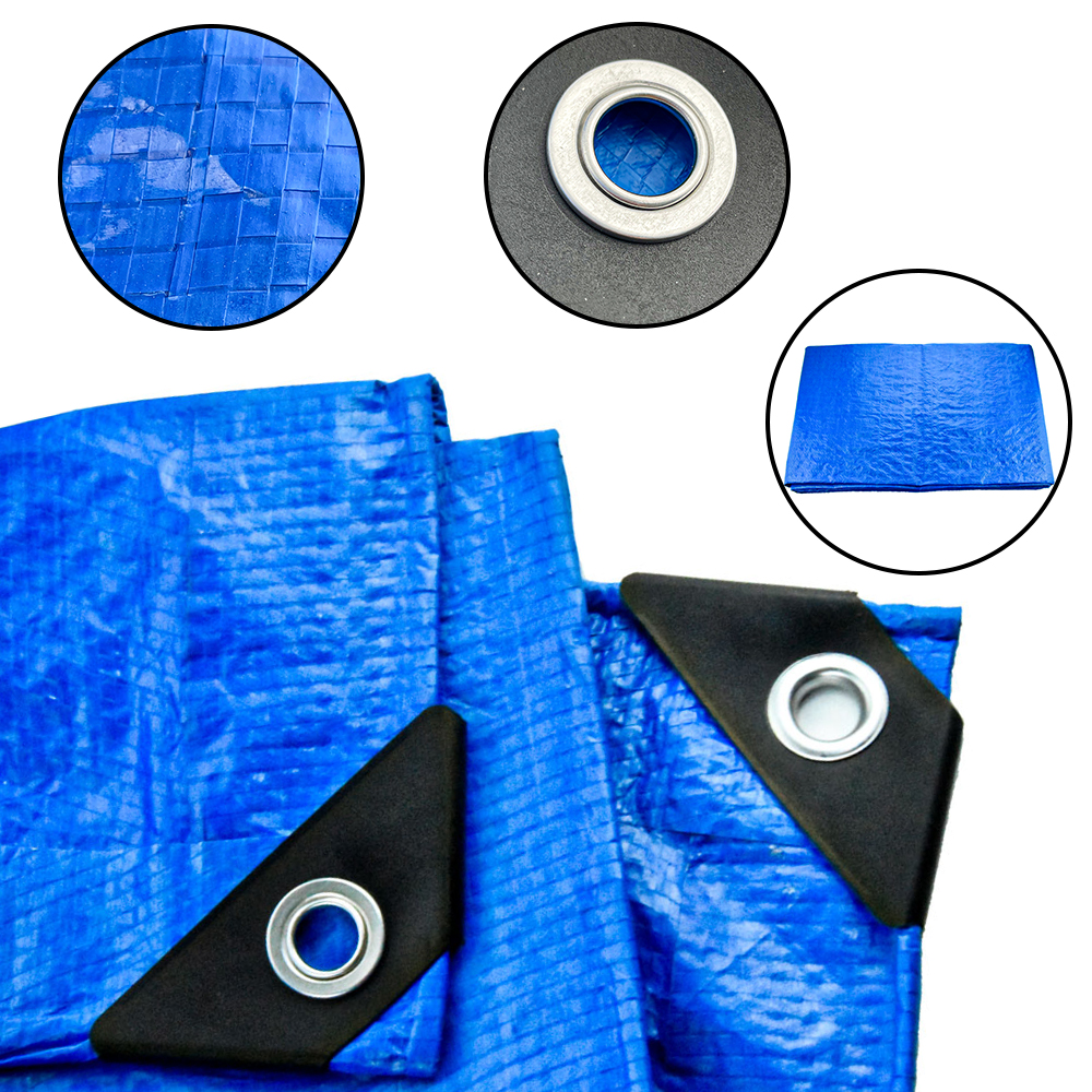 Cubiertas de lonas de lona al aire libre azul de servicio pesado PE Tarpaulin Fabricante