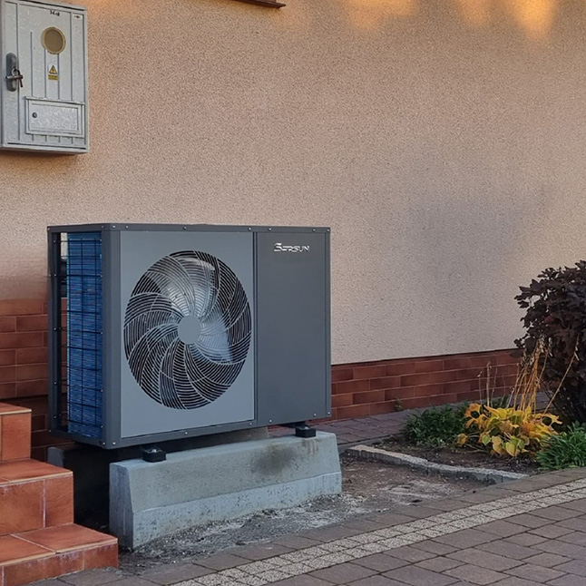 Uyni isitish uchun SPRSUN issiqlik pompasi