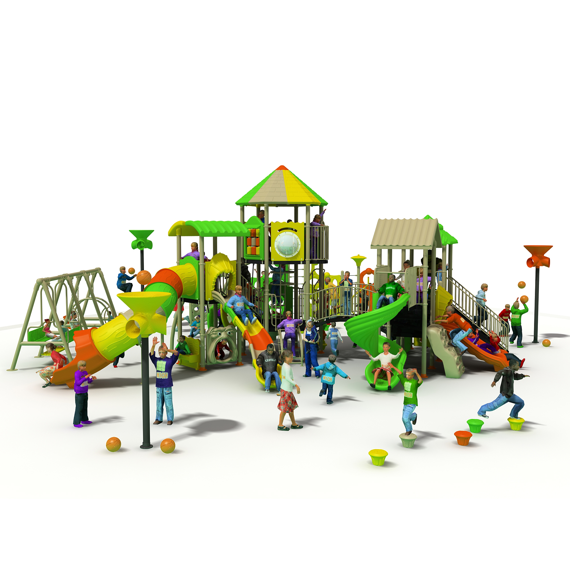 A ascensão do playground ao ar livre