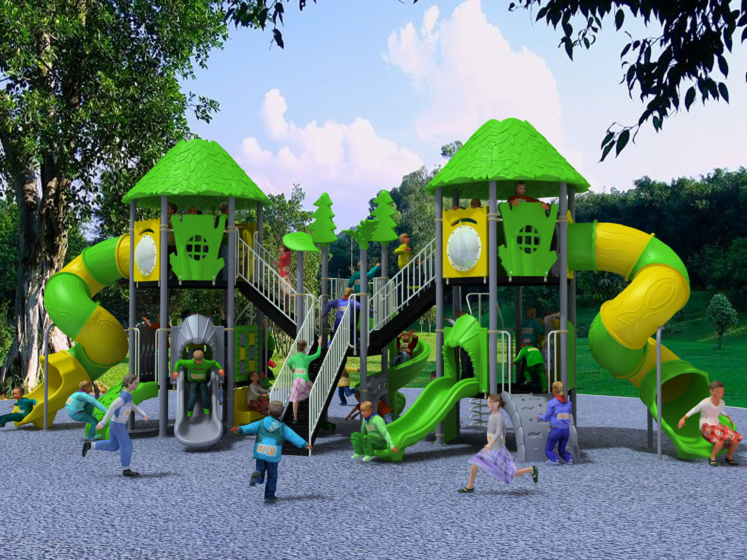 Bagaimana cara membangun taman bermain outdoor anak -anak?