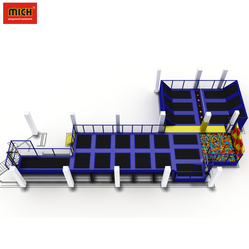 Profissional Bounce Indoor Trampoline Jumping Playground Equipment