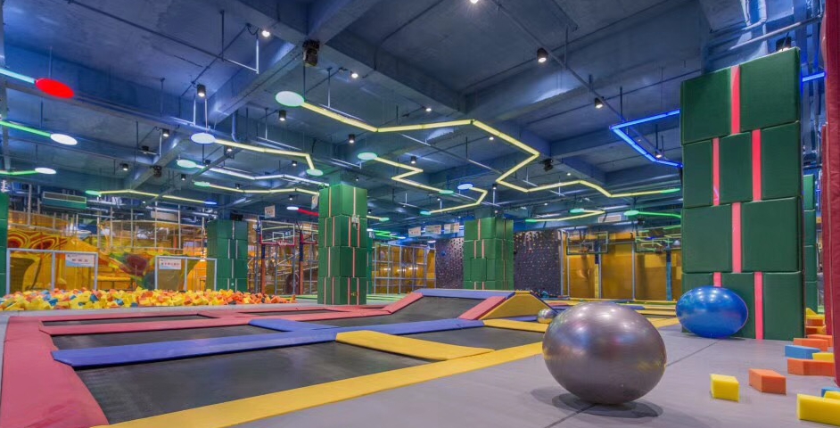 Indoor -Trampolinpark 