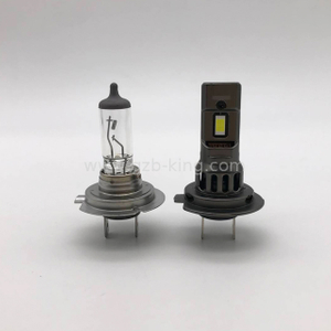 Global compact 60W H76000LM fanless canbus car LED headlight bulb 