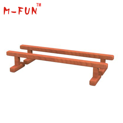 Wooden playground for toddlers