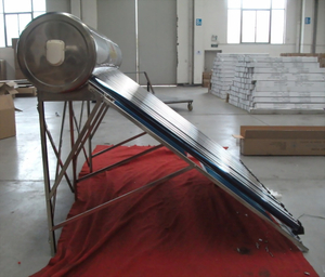 Calentador solar de agua con tubo de vacío compacto sin presión
