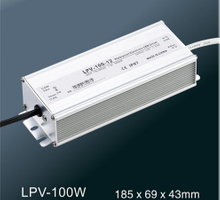 Электропитание переключения постоянн напряжения тока LPV-100W СИД водоустойчивое