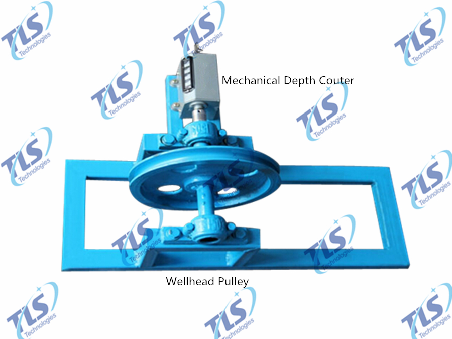Mechanical Depth Counter of Winch for Borehole Inspection Camera System-1