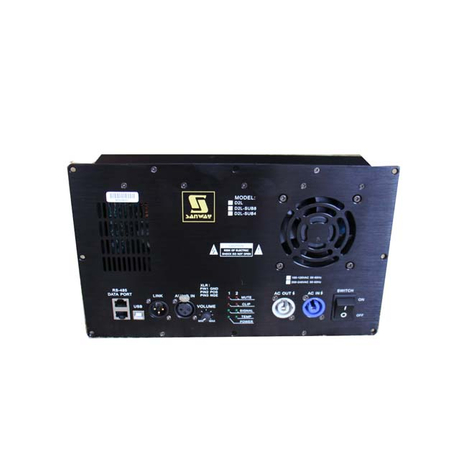 D2L 2 Channel Class D 900W Módulo Amplificador com DSP