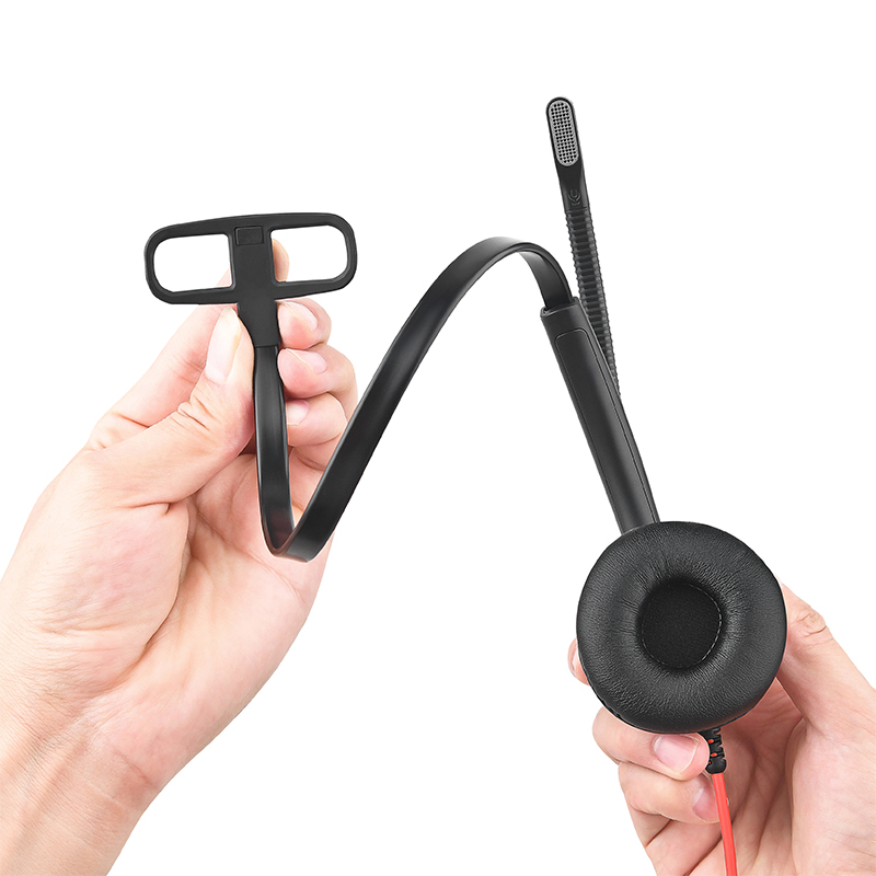 Professional USB/PC/RJ/UTC Headset with Microphone for Office Call Center & PC Laptop Telecommunications Product U19