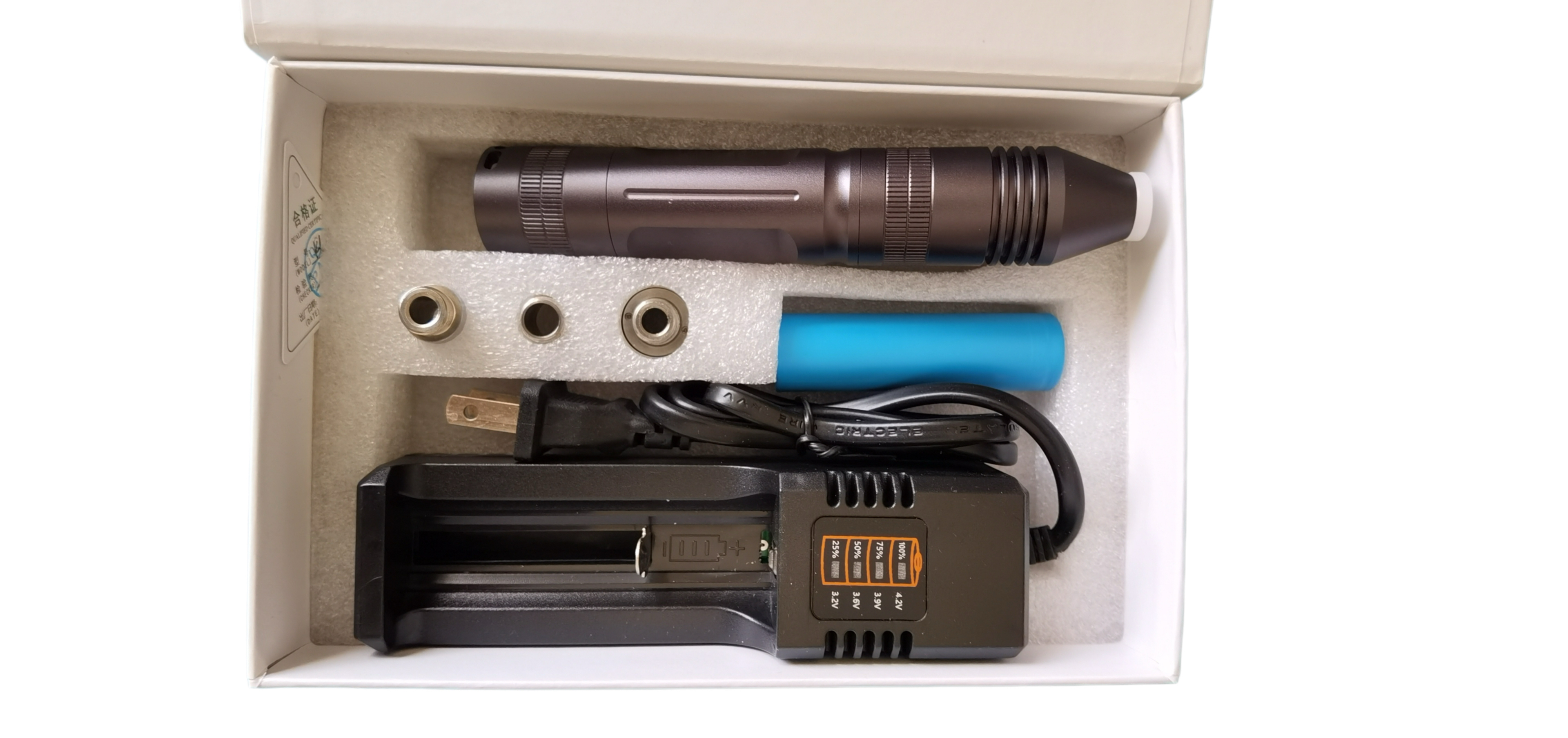 Portable Endoscope LED Light Handle / Light Source 10W Rechargeable Battery