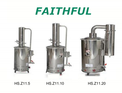 FAITHFUL - Stainless Steel Water Distiller Laboratory Equipments
