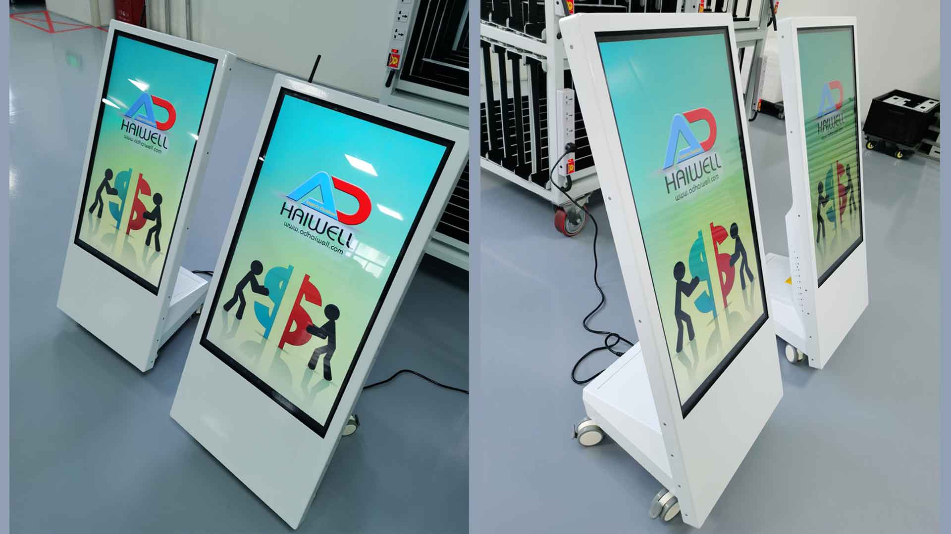 Tragbare digitale Beschilderungen für Geschäfte