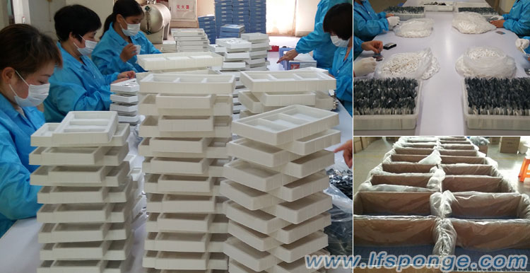 lfsponge Customized magic teeth clean kit order are shipped today - Life Nano-Plastic Product (Zhangzhou) Co., Ltd