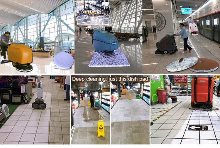 Melamine powermix pads floor machine pads