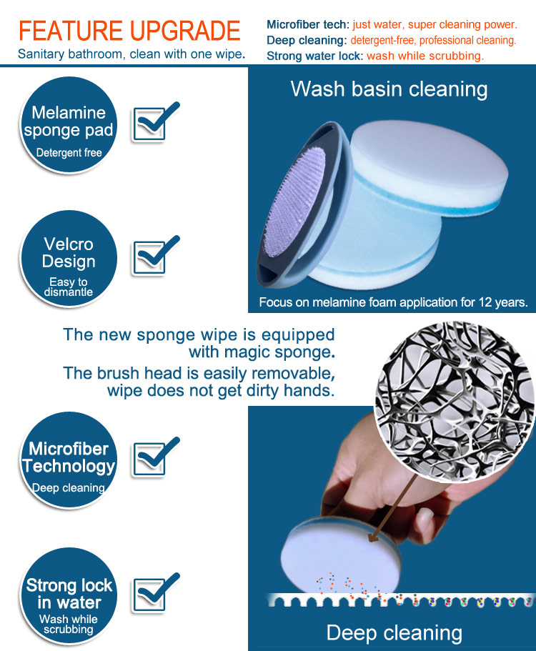 Wash Basin Brush Set feature