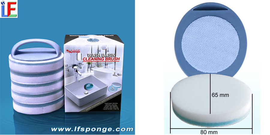 Versatile wash basin cleaning brush