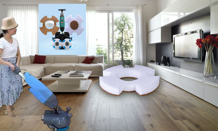 10kg Compressed Butterfly Melamine Pad for Household Wood Floor Cleaning