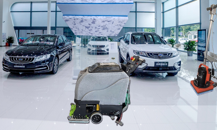 Spill & Stain Removal Cleaning Scrubber Pad for 4S Store Automotive Showrooms - Fleece Fabric Composite Combo Melamine Rectangular Floor Pad.jpg