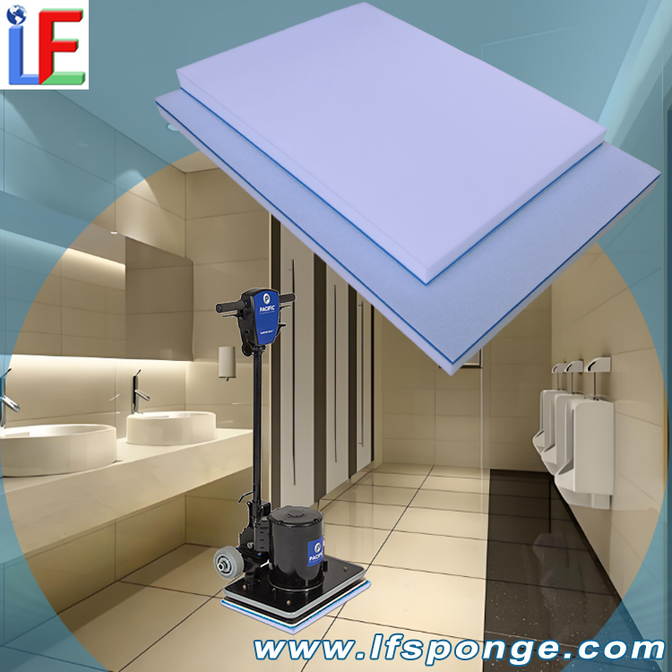 Fleece Melamine Square Floor Pad | Oscillating Scrubber Compatible for Polishing & Cleaning