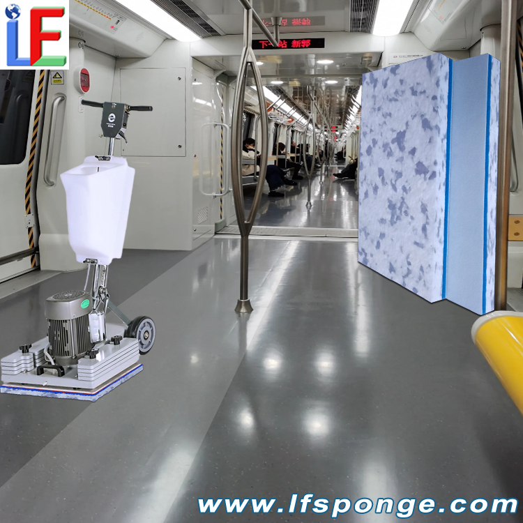 Fleece Mixed Melamine floor Pads
