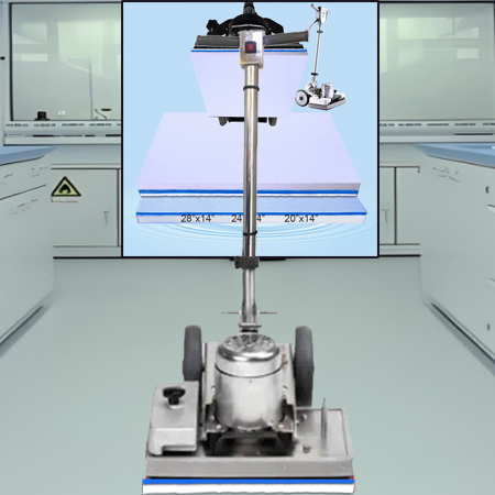  Laboratory Floor Cleaning Fleece Melamine Square Floor Pad