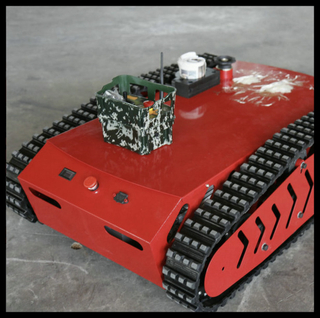 Intelligent Remote-Controlled Firefighting Robot with Tracked Chassis Mobility 