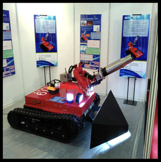 Remote Control New Design Professional Quick Charging Modular Stealthy Fire-Fighting Robot