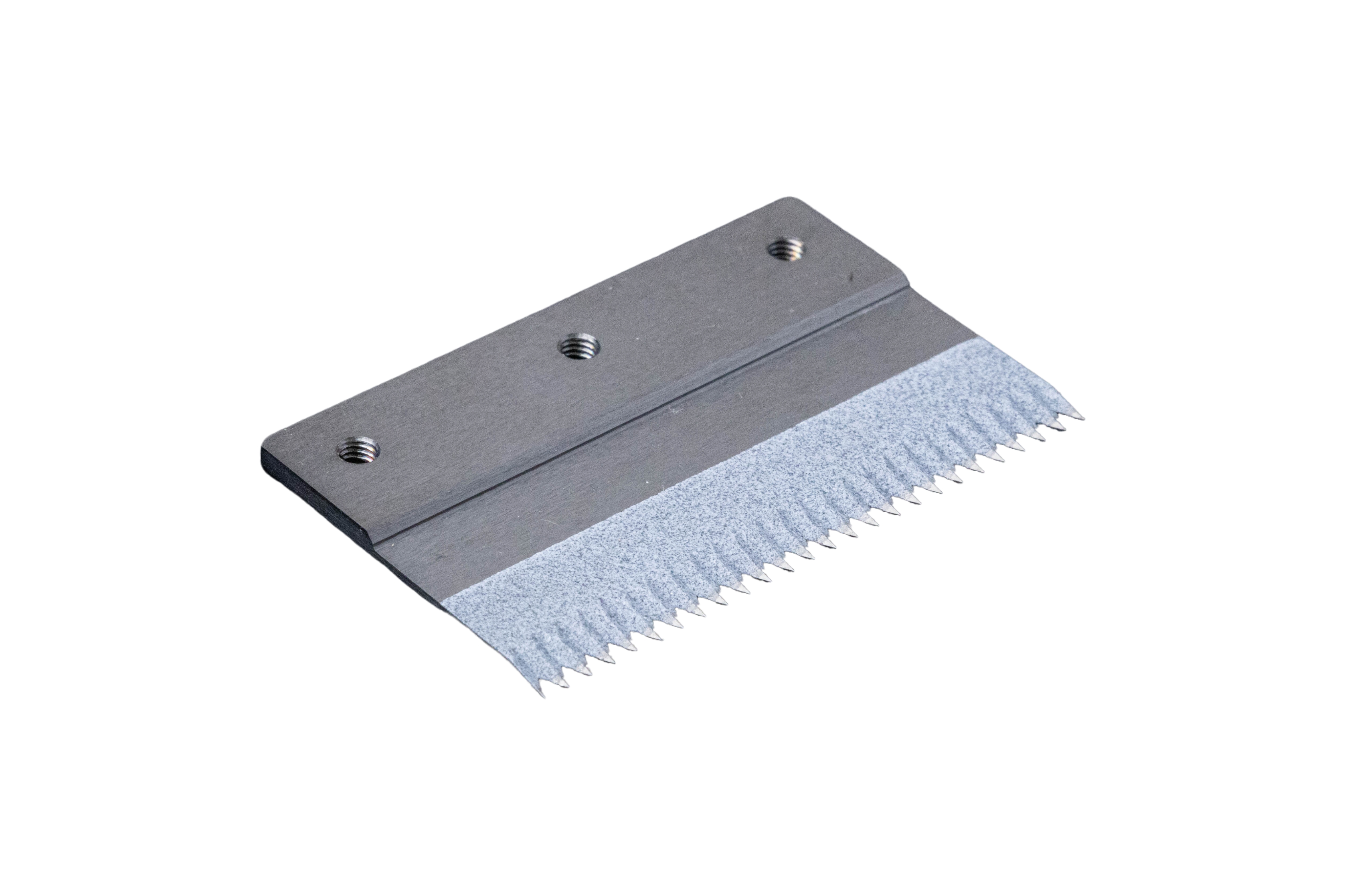 Food packaging material cutting blades