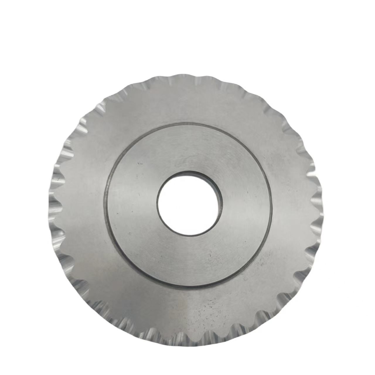 Custom Wave Circular Blade Toothed Cutting Blade for Cutting Non-Woven Fabric