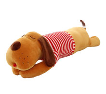 Striped Dog/ Pillow, Doll, Sleeping Pillow, Birthday Gift