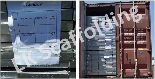 Fotos de carga de tablones de metal 03