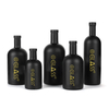 Classic Nordic Black Glass Bottles