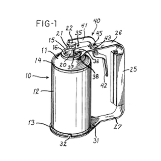 operating handle for aerosol containers