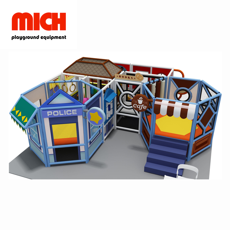 MICH Çocuklar için güvenli kapalı yumuşak mobil oyun alanı