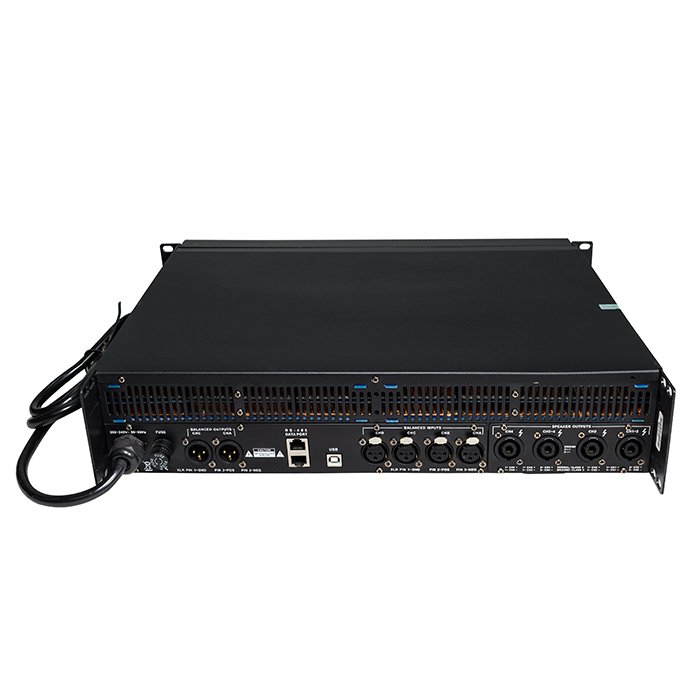 DSP-6KQ مضخم صوت رقمي رباعي القنوات DSP لنظام إدارة السماعات