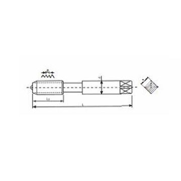 DIN351 BSW Handgewindebohrer