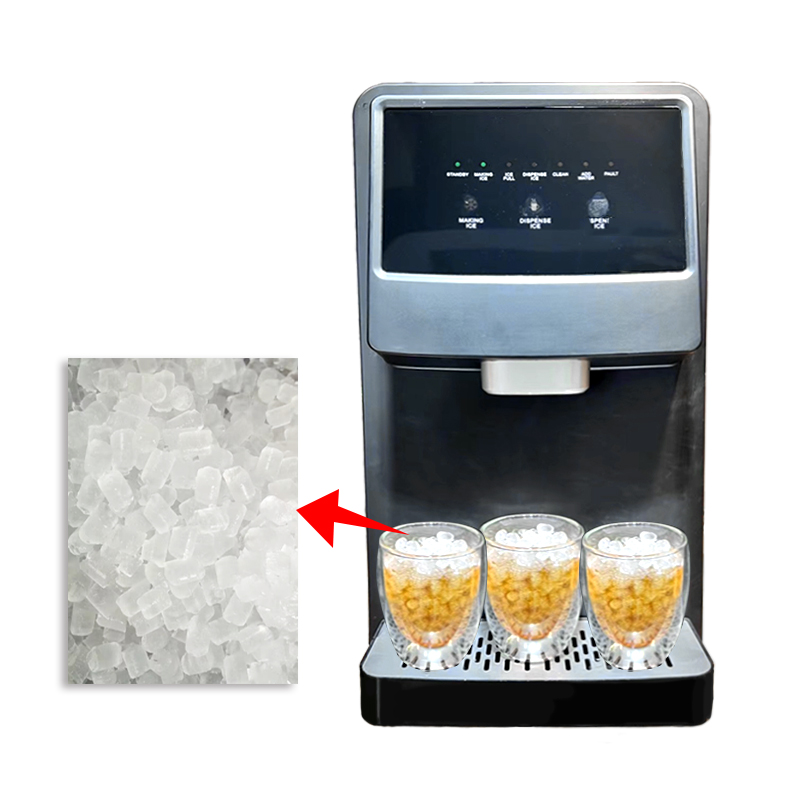  Automatic Stainless Steel Small Machine NUGGET Ice Cube Maker Cheap Price