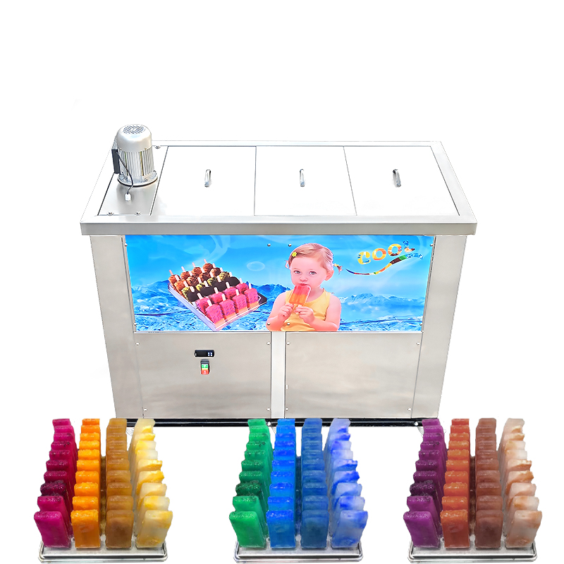 Ice cream machine, also known as popsicle machine or ice lolly machine, is a device used to make frozen treats like ice cream bars or popsicles