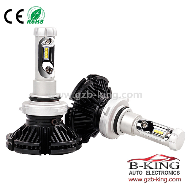 Fanless 6000lm 7S HB4 9006 ZES Chip Car LED Headlight Bulb 3000K 6500K 8000K