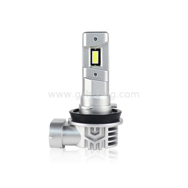 Global compact 40W H8 H11 3400LM fanless car LED headlight bulb 