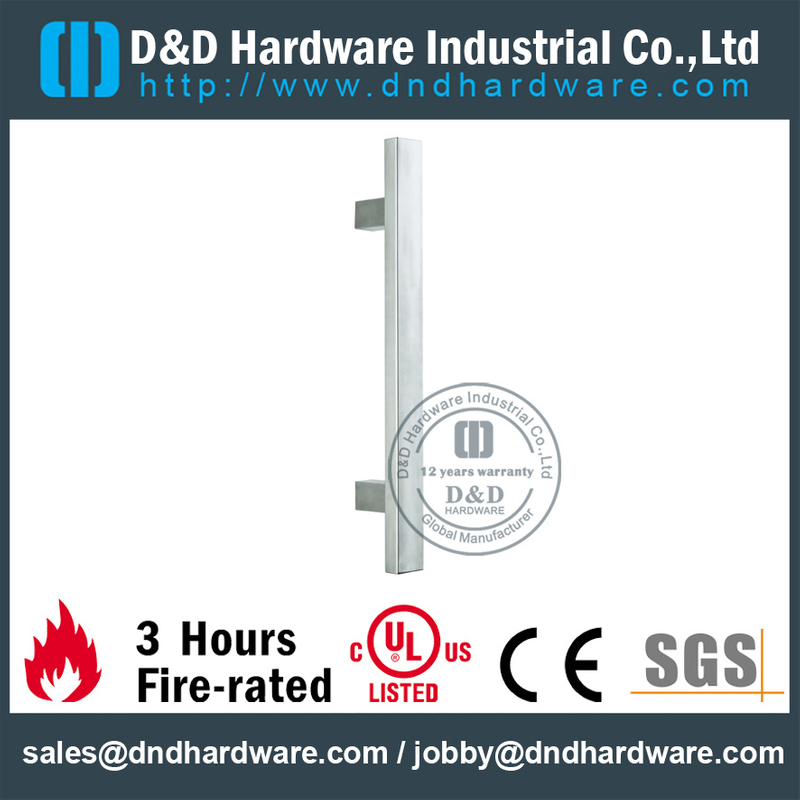 Aço inoxidável 304 moderno puxador para porta de fogo-DDPH042