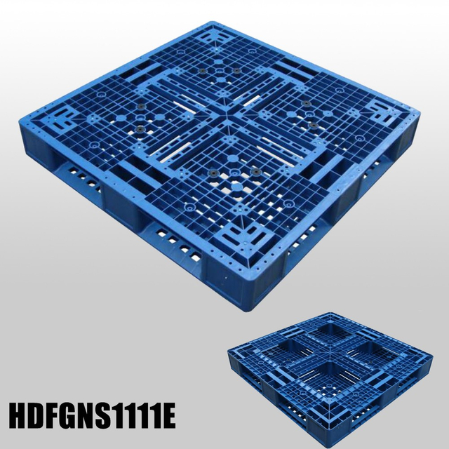 Plataforma patín de plástico apilable moldeada por inyección de polietileno 1100x1100