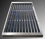 Colector solar de tubo plano en U para exteriores comerciales