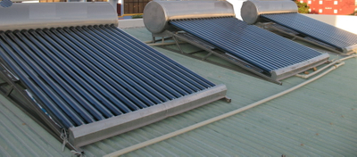 Calentador de agua solar compacto residencial sin presión