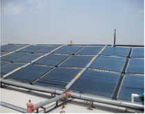 Proyecto calentador de agua solar comercial de panel plano