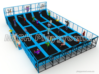 Projeto interno do parque do trampolim de MICH para o divertimento 3504A