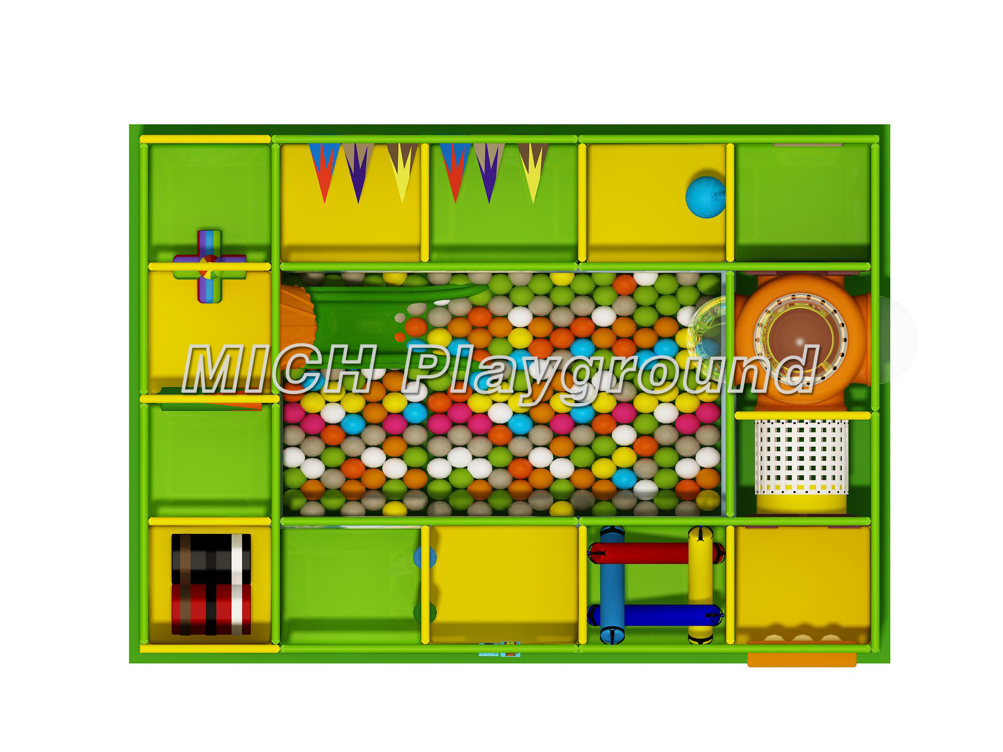 Custom Mini Indoor -Kleinkindspielhaus