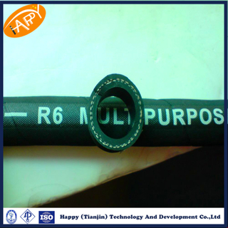 R6 Nonmetallic Single Fiber Braid Hydraulic Hose