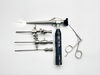 0deg 2.7mm Veterinary Otoscope with Portable LED Light Handle, Sheath and Forceps